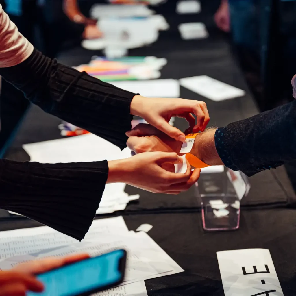 event delegate management onsite